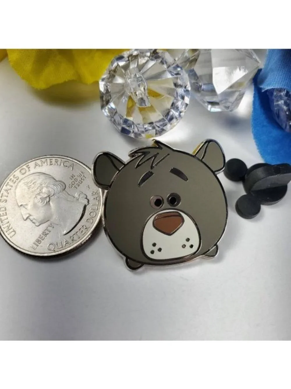 Disney Baloo Bear Trading Pin Jungle Book Tsum Tsum Lapel Pin Badge Brooch Gift